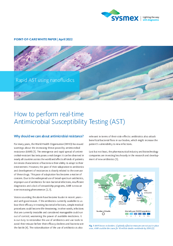 How to perform real-time Antimicrobial Susceptibility Testing (AST)